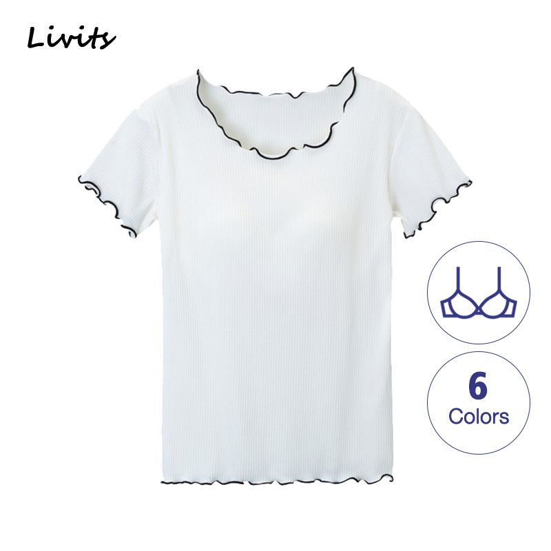 tee shirt with built in bra