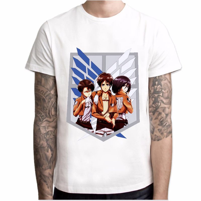 Attack On Titan T Shirt Men Shingeki No Kyojin Levi Cosplay T - roblox attack on titan t shirt