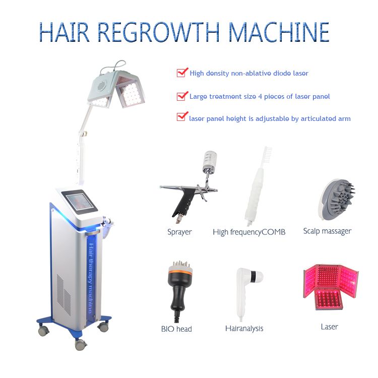 Professional LED Diode Laser Hair Growth Machine New 650nm Diode Laser  salon equipment