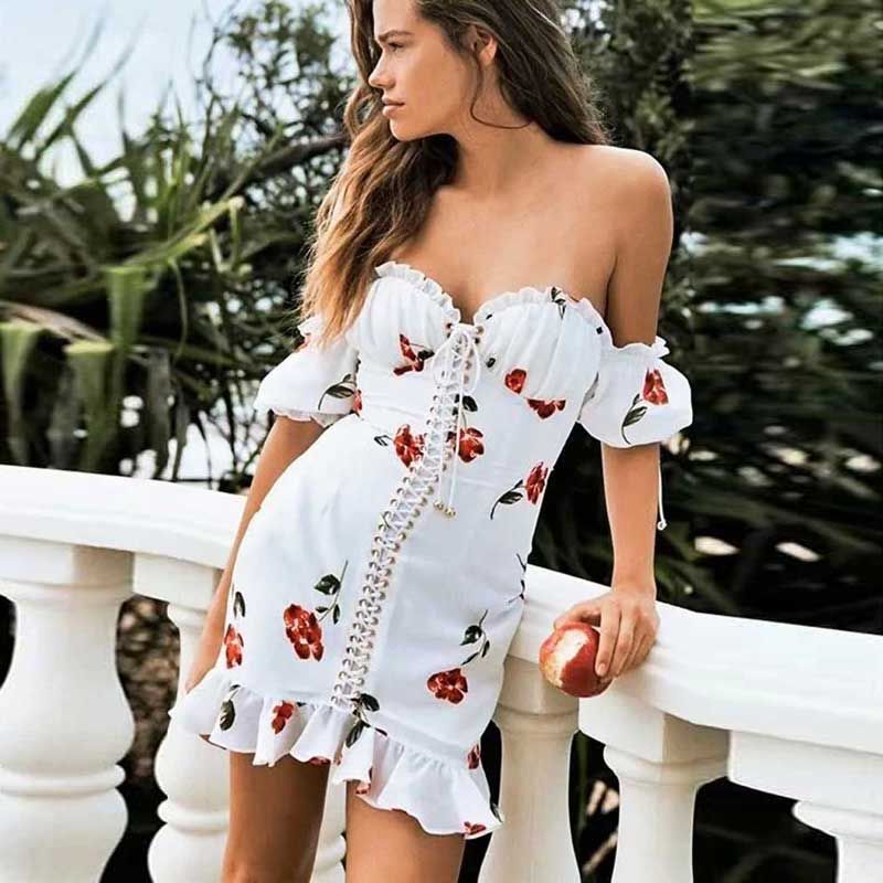 rose summer dress