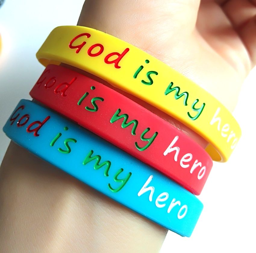 Религиозные Украшения GOD IS MY HERO Гибкие Красочные Желейные Браслеты ДляМальчиков И Девочек Силиконовые Браслеты Парные Манжеты Подарок ЛюбовникуBirt8248566 От 1 156 руб.