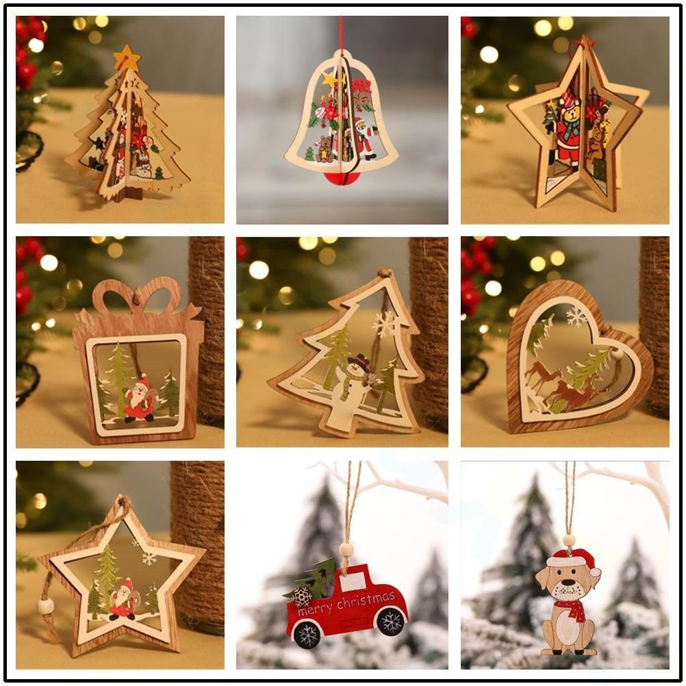 Christmas Clear Glass DIY Xmas Tree Hanging Baubles Ball Ornament 10cm stands