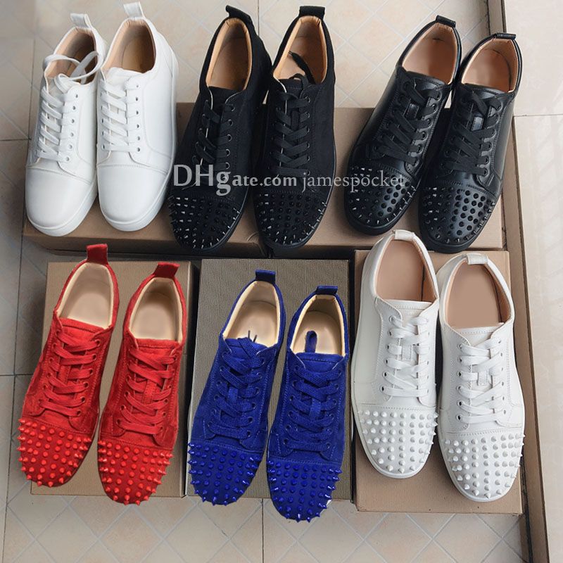 flat red bottom shoes