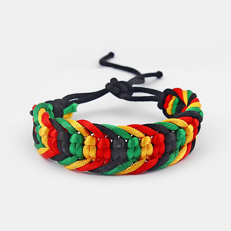 Amitié Bracelet Bracelet Boho Coton le reggae Mixed Color