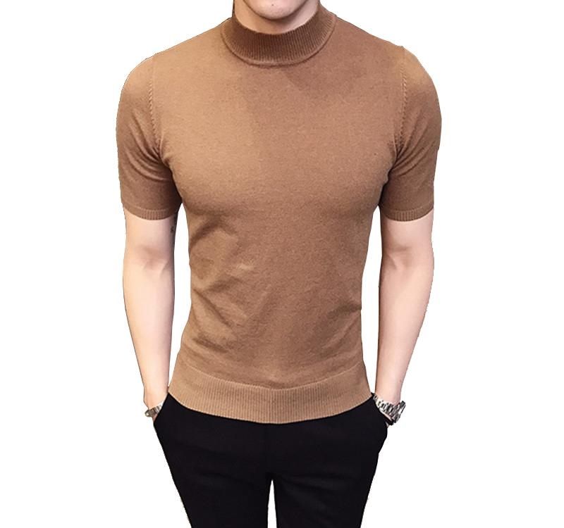 mens short sleeve sweater