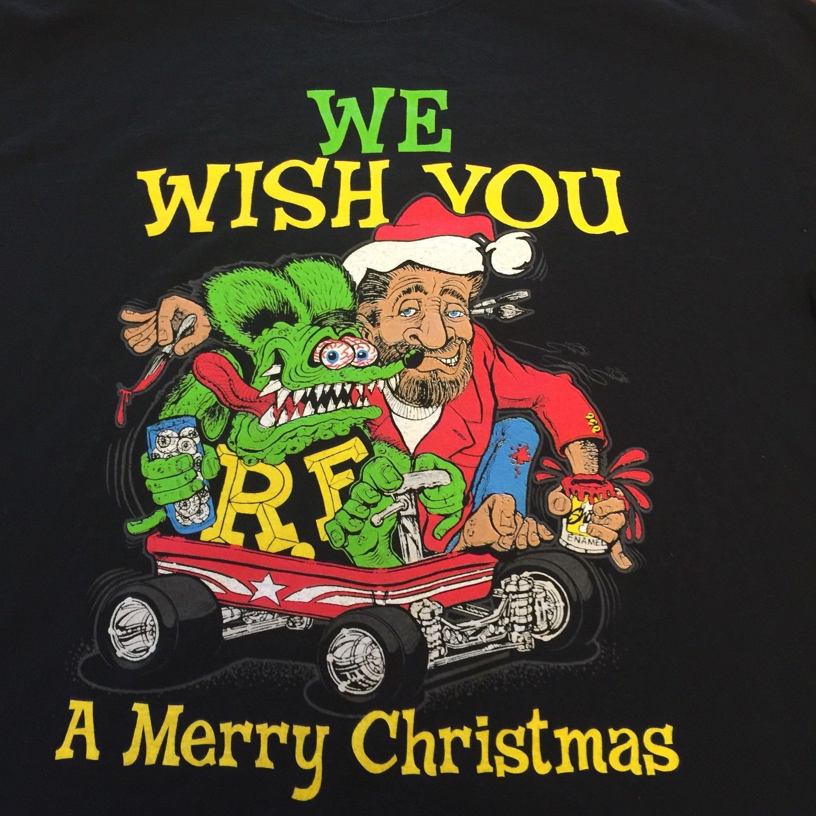 Grosshandel Ratte Fink Ed Roth Offizielle Frohe Weihnachten Hot Rod T Shirt Gross Von Fifteenmonkeysstore 20 47 Auf De Dhgate Com Dhgate