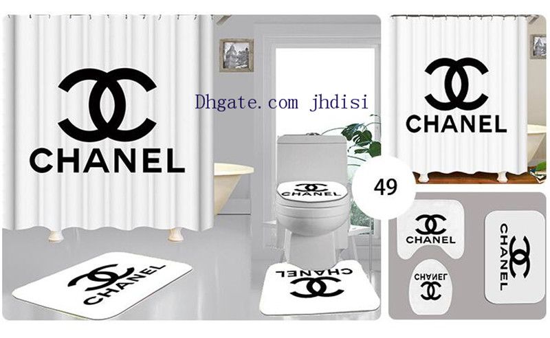2020 Flower Design Curtain X Letter Luxury Bath Shade White European Style Fashion Curtain Non Slip Water Absorption Toilet Cover From Joomcc 32 69 Dhgate Com