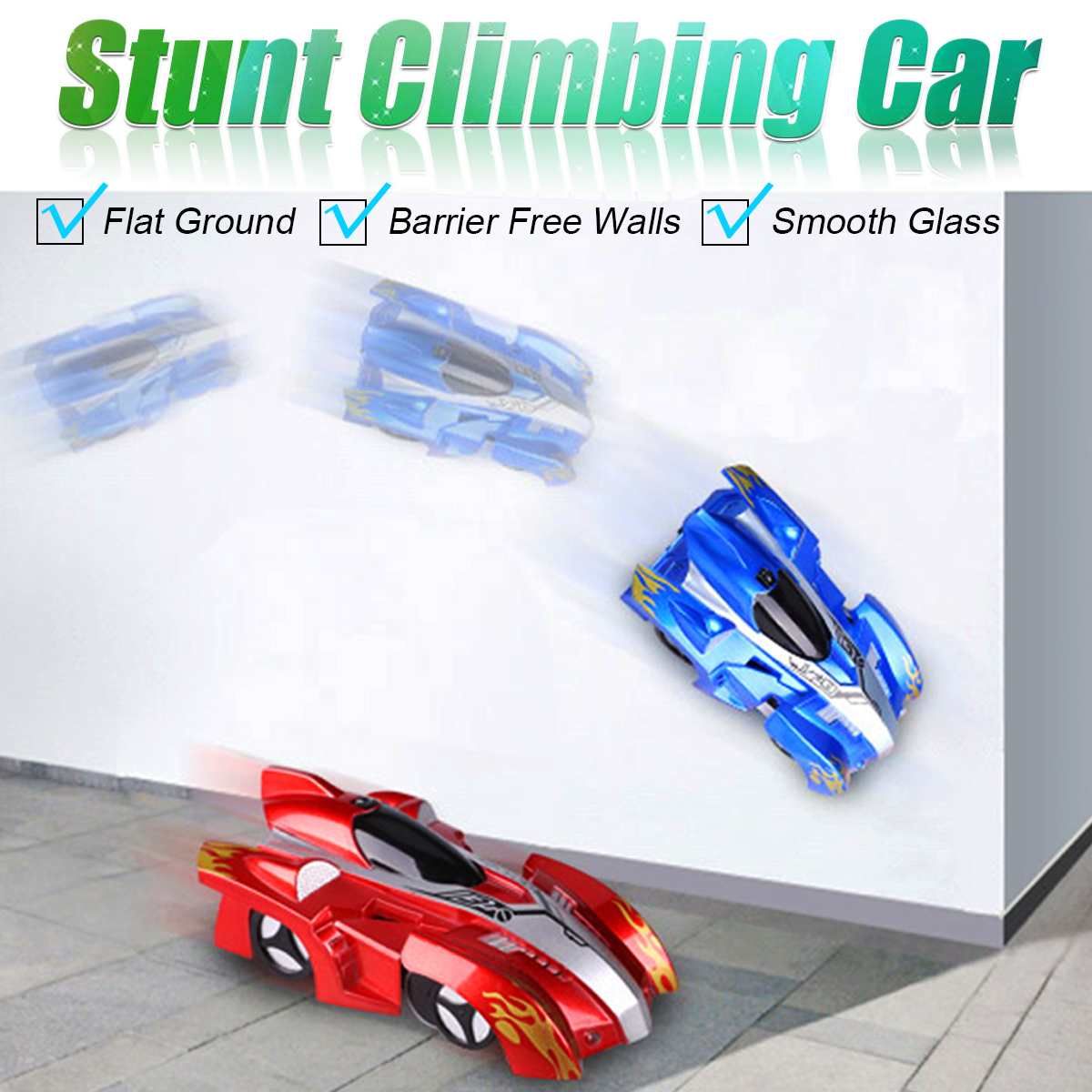 wall climbing race car