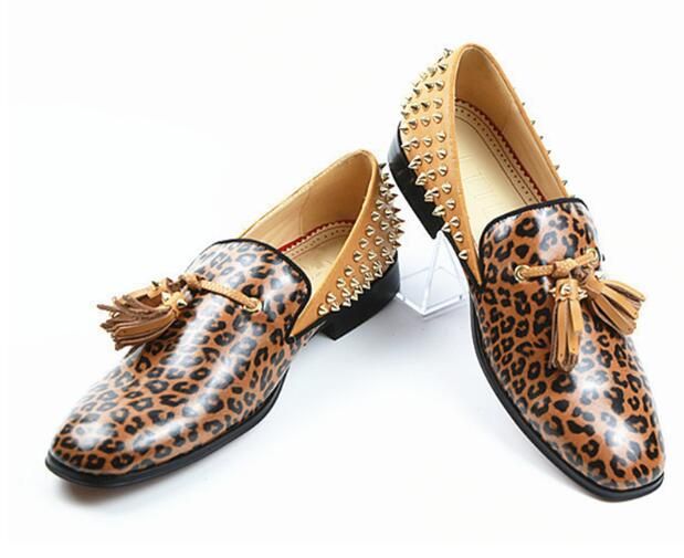 leopard print driving shoes