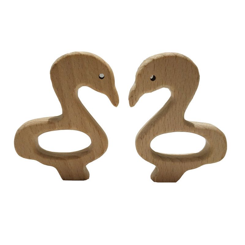 wooden teether safe