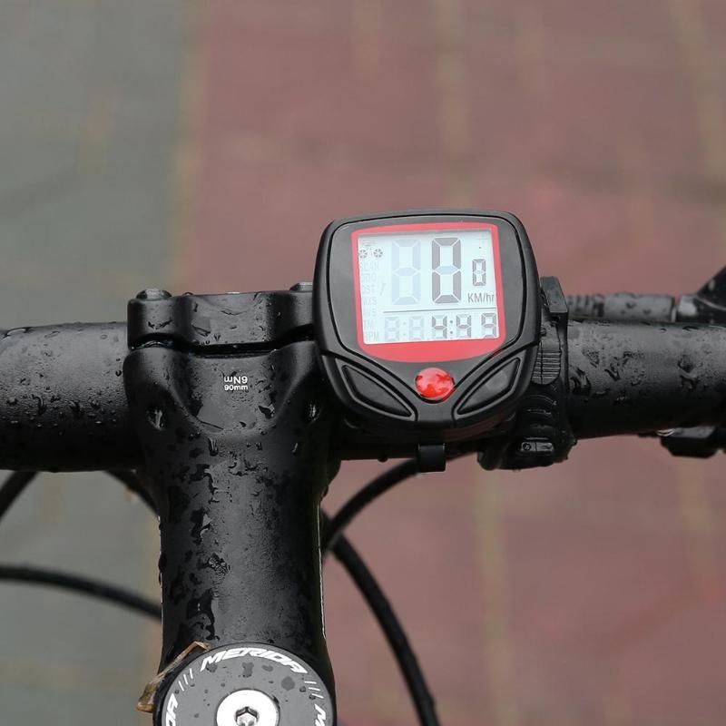 LCD Wireless Bicycle Cycle Computer Cadence Bike Odometer Speedometer Stopwatch