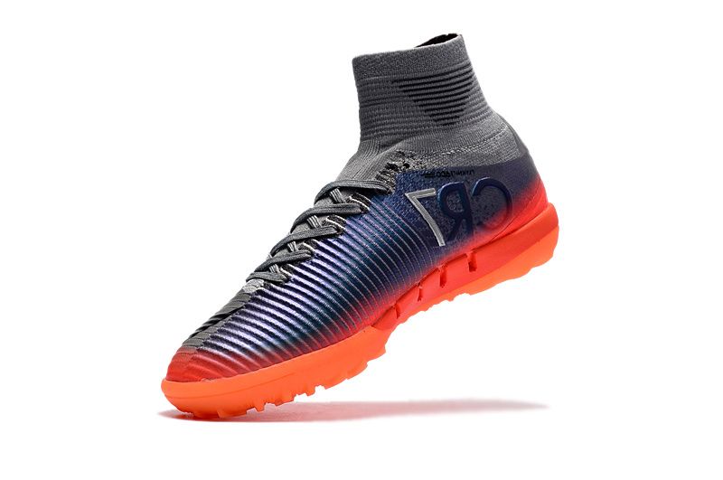 Compra Zapatos De Fútbol Planos Grises Anaranjados Originales Cr7 Mercurial  Superfly V Tf Sx Neymar Jr Zapatos De Fútbol Para Niños De Interior Botas  De Fútbol De Tobillo Alto Barato | Entrega