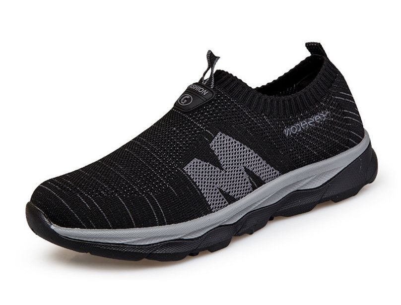 mens walking shoes without laces