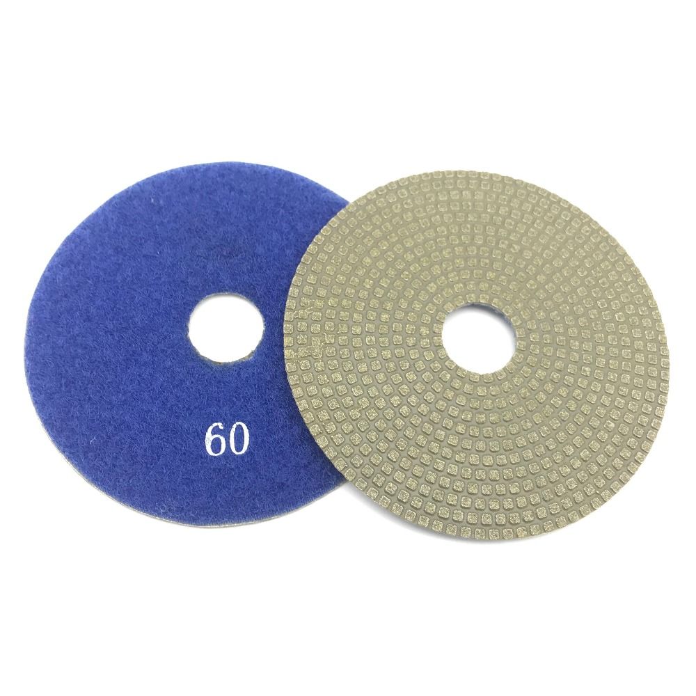 UK STOCK 80mm Diamond Polishing Wet//Dry Granite Glass Marble Concrete Grits Pad