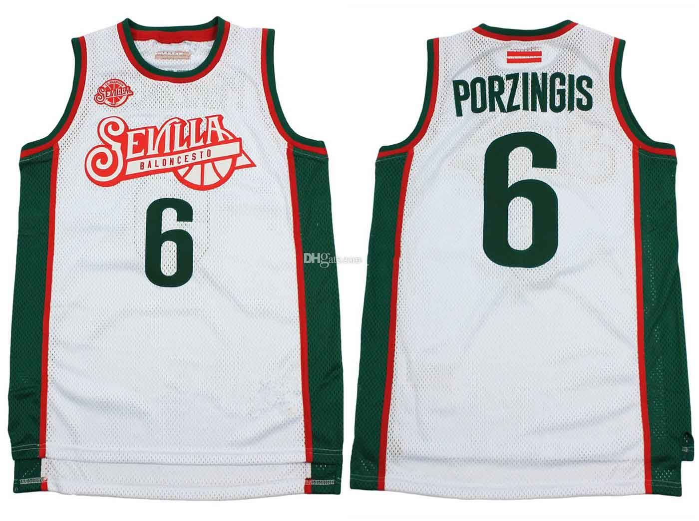 porzingis retro jersey