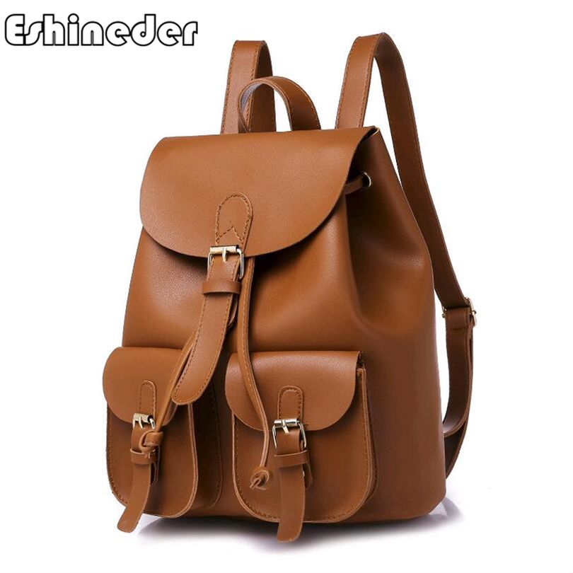 big leather backpack