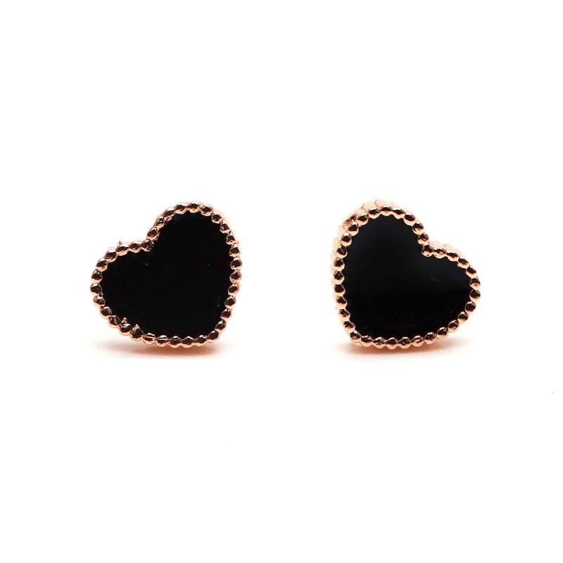 little girl heart earrings