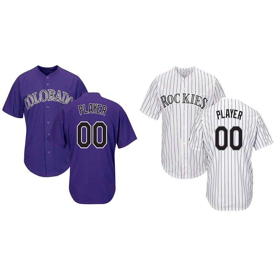 Charlie Blackmon Jersey Custom Rockies
