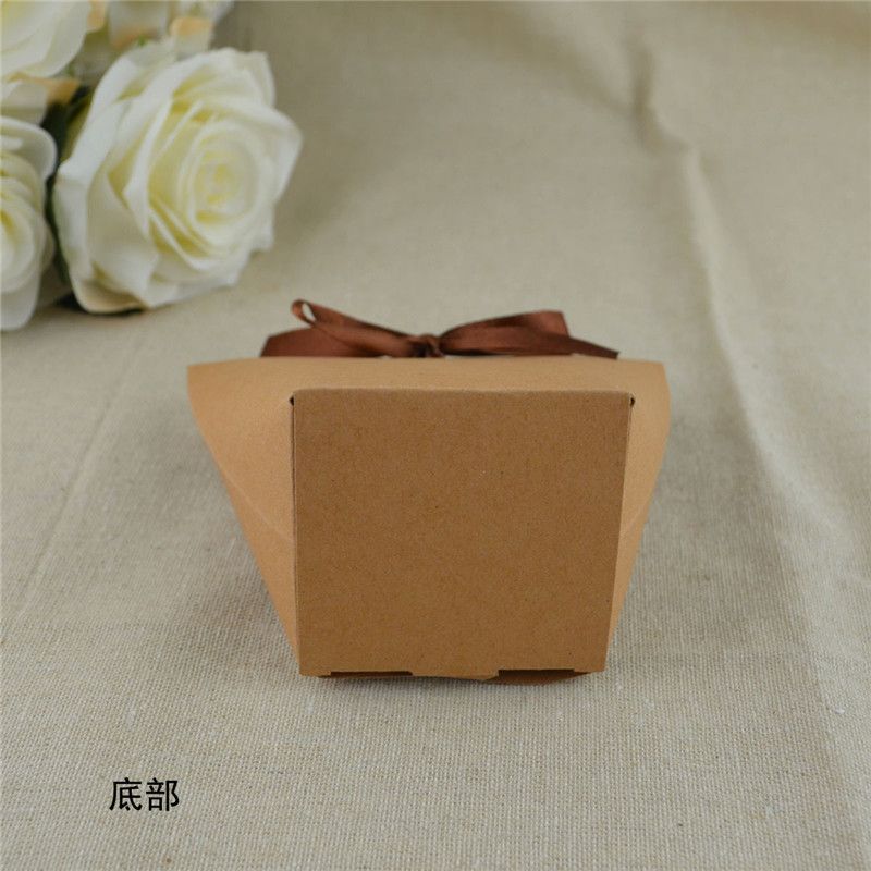 Blank Kraft Paper Bag White Black Candy Bag Wedding Favors Gift