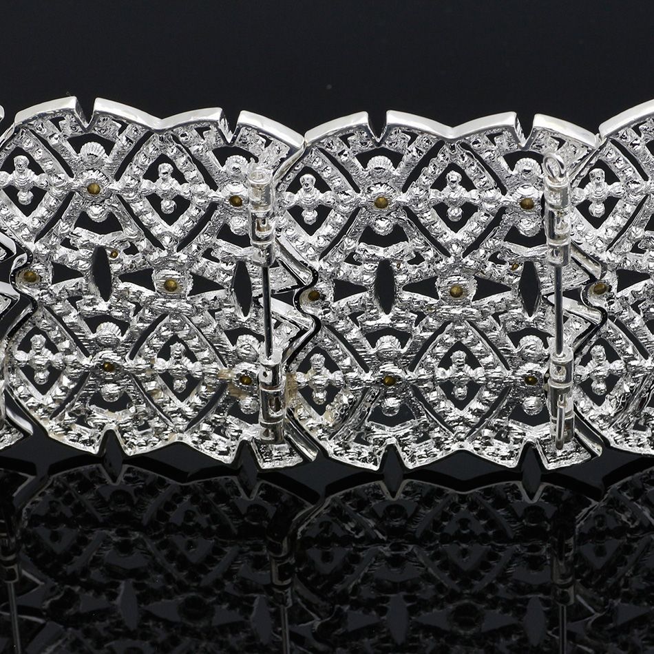 Bracelet,Ethnique Femmes Emboss Fleur R/ésine Bracelet Manchette Antique Couleur Or Rome Bracelet en Maille Bijoux Albanie Inde Bridal Brassard