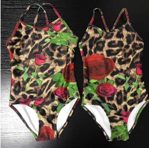 baby leopard swimsuit