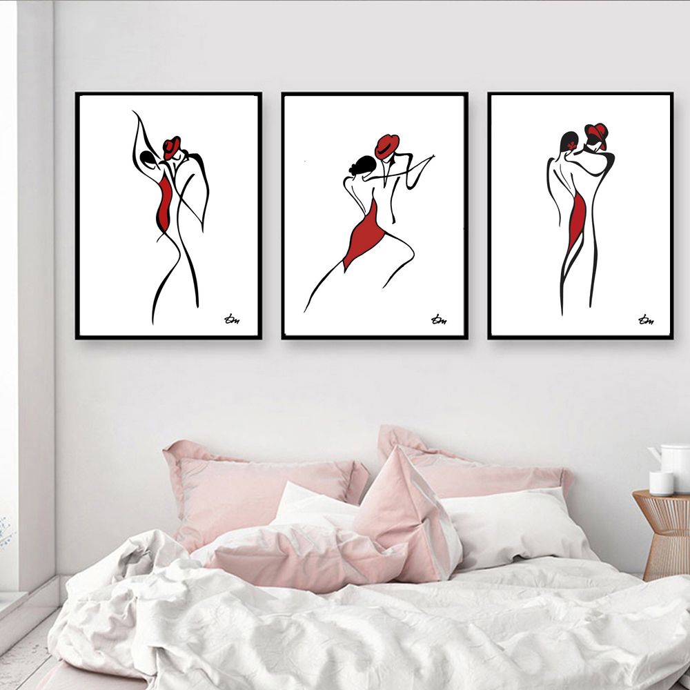 Home Decor Couple Dancing Art/Canvas Print Wall Art Poster H 
