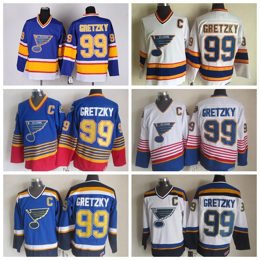 wayne gretzky st louis blues jersey