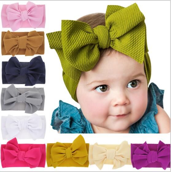 12 Unids Baby Girls Headbands El/ástico Headwrap Accesorios Bowknot Banda para Beb/és Ni/ños Peque/ños