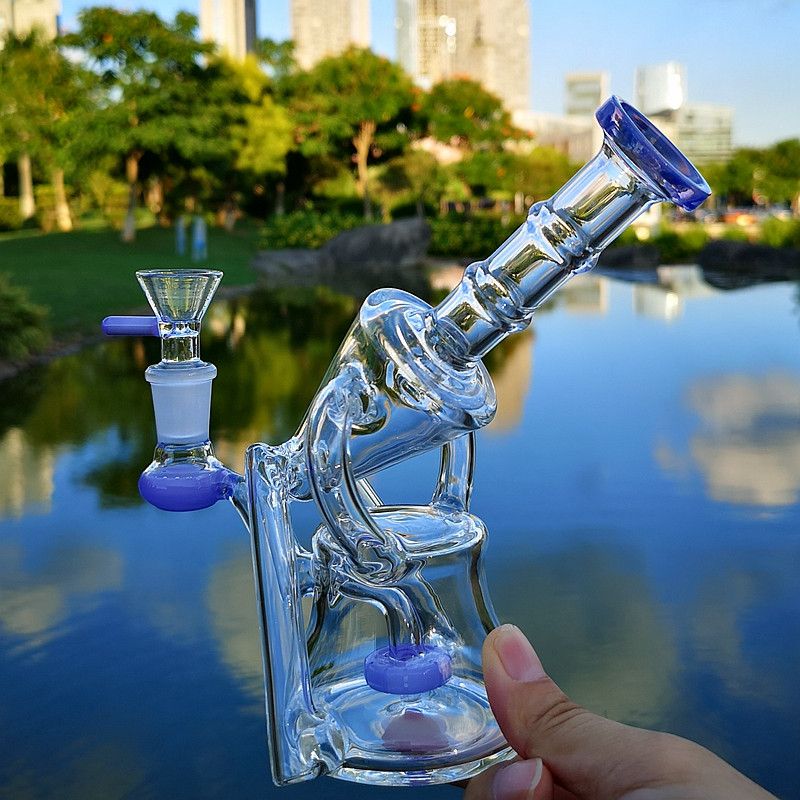 Purple Bong With Bowl