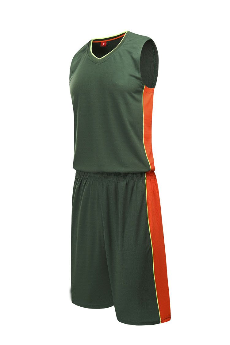 army green basketball jersey