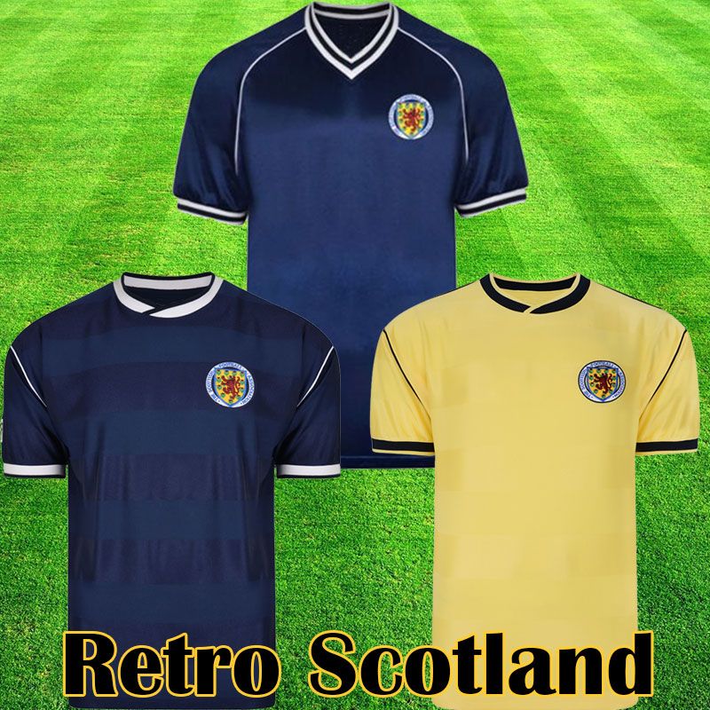 2020 Scotland Retro 1982 1986 World Cup Soccer Jersey ...