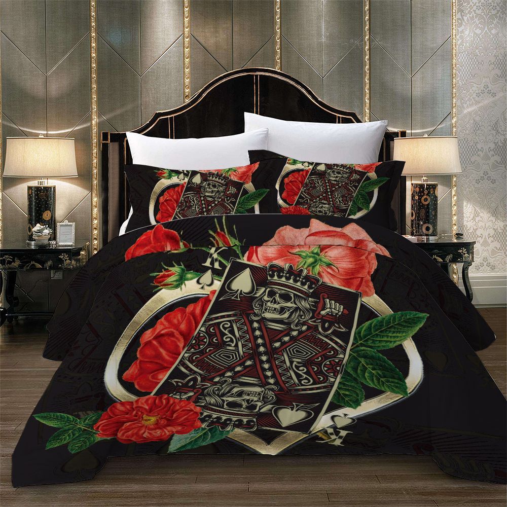 Best Wensd Reactive Printing Quality Duvetcover Set Sugar Skull