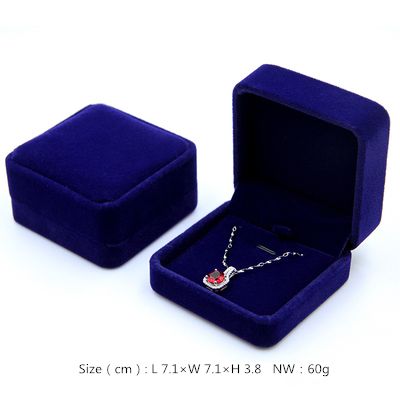 Small royalblue pendant box