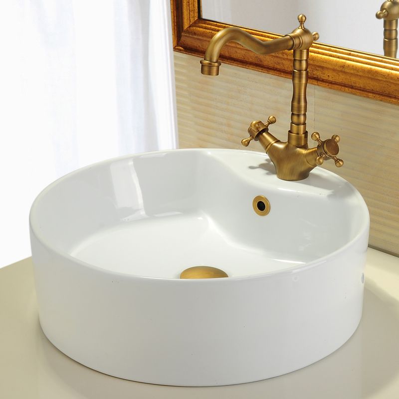 Ruban JOYKK Remplacement de linsert de Bague de Six Pieds en Laiton avec Couvercle de trop-Plein pour lavabo de lavabo de Salle de Bain 