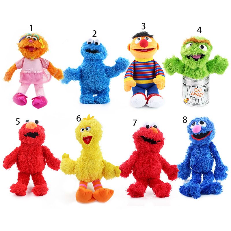 Compre Sesame Street Elmo 27 40cm Juguetes De Peluche Muñeco De Peluche Suaves Peluches Para Niños De Navidad C1485 Regalos A 7,28 € Del Candykids | DHgate.Com