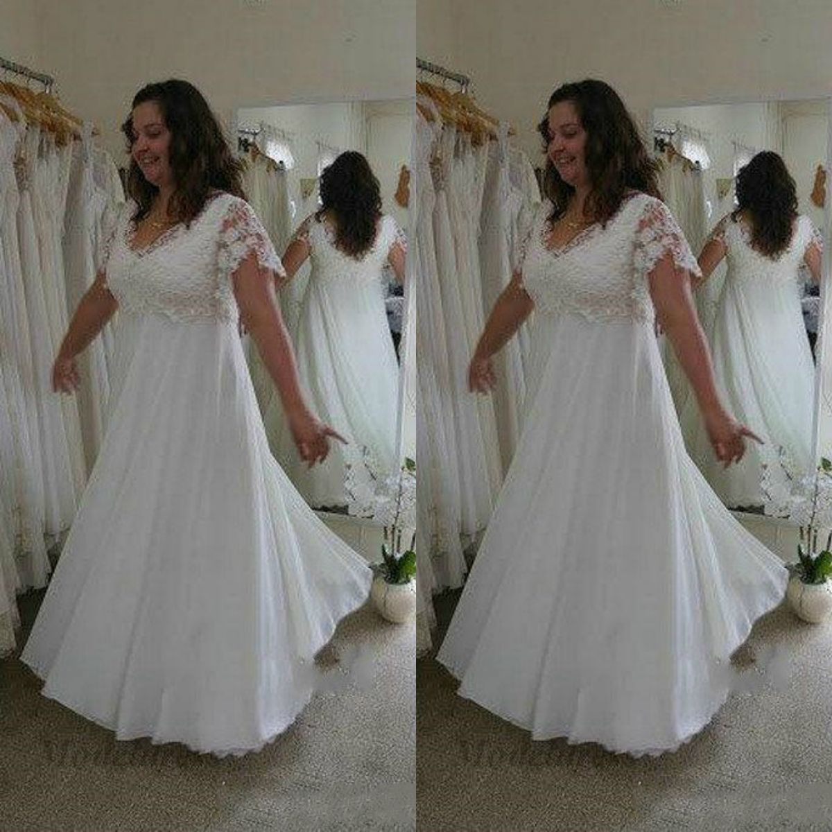 plus size bridal tops
