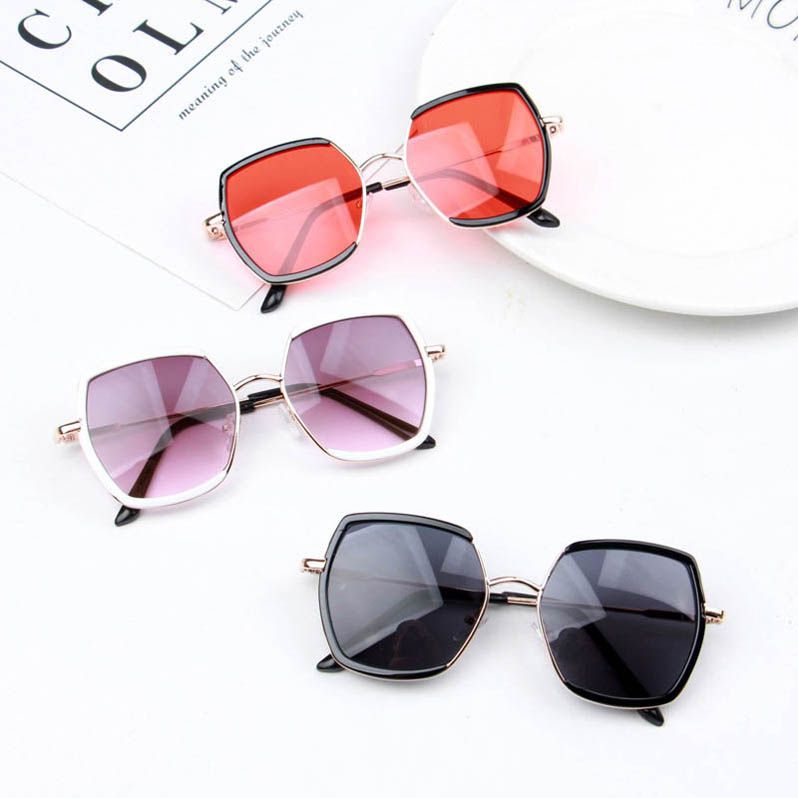 2018 Fashion Boys Girls Kids Sunglasses Glass Child Goggles Bow Eyewear UV ZX