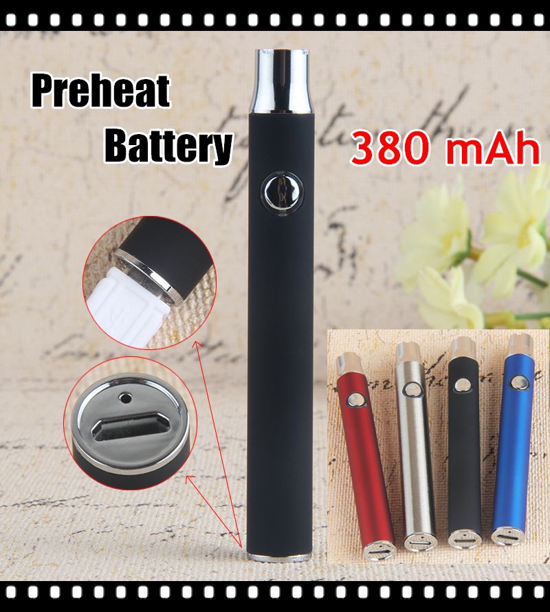 Variable Voltage Bottom Charge 510 Vape Battery Usb Charger Moq Preheat
