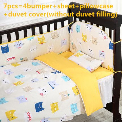 Promotion 6 Ocean Baby Cot Baby Bedding Set Character Crib Cotton
