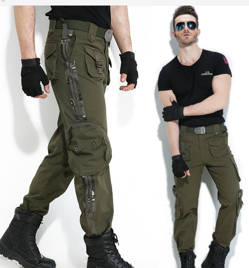 Compra Ejército Militar Pantalones Ropa Urbana Táctica De Los Hombres  Pantalones De Combate Multi Bolsillos Pantalones Casuales Únicos Ripstop  Tela Barato | Entrega Rápida Y Calidad | Es.Dhgate