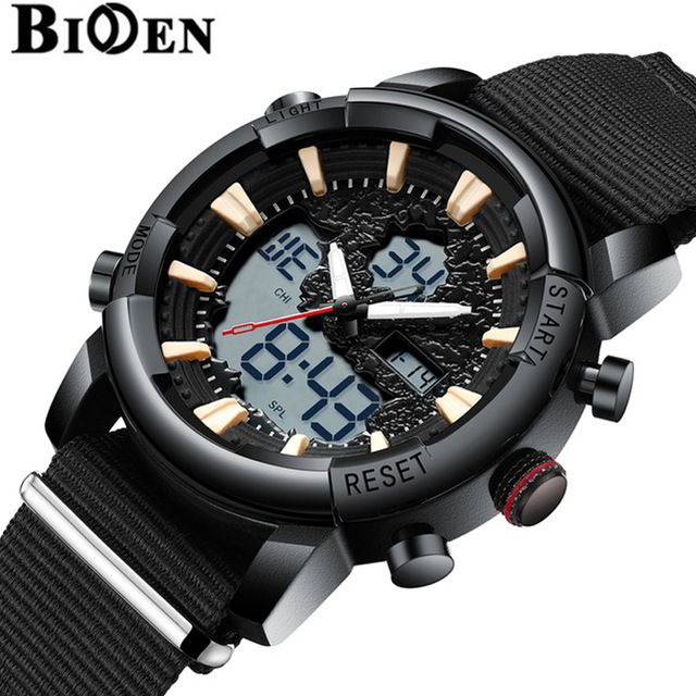 Biden Watches Men Fashion Business Quartz Wristwatches Army Nylon Sport Digital Led Watch Waterproof Clock Wrist Watches Buy Online Unique Watches From Tubecloth 23 88 Dhgate Com