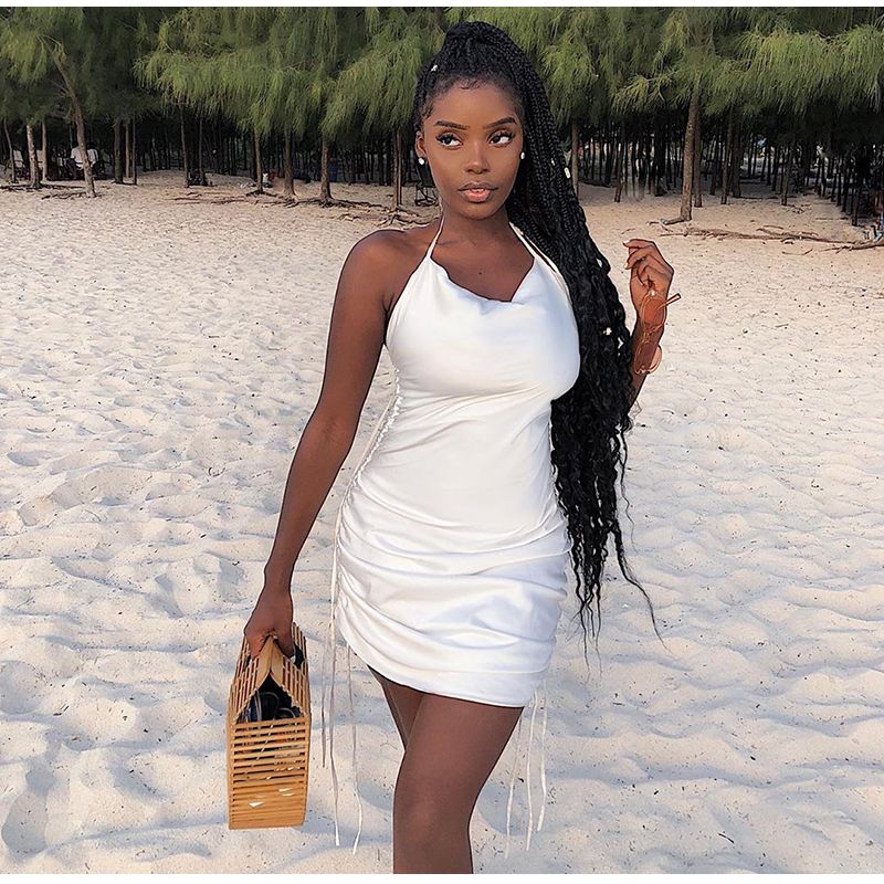 cowl neck summer dress