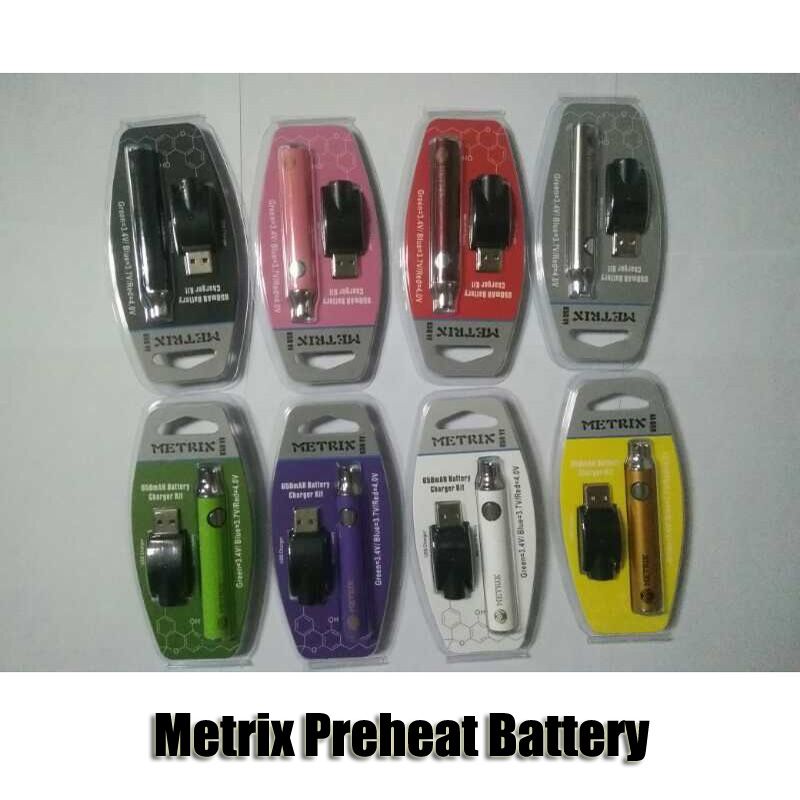 Metrix Preheat Battery Blister Kit 650mAh Vertex Preheating Variable