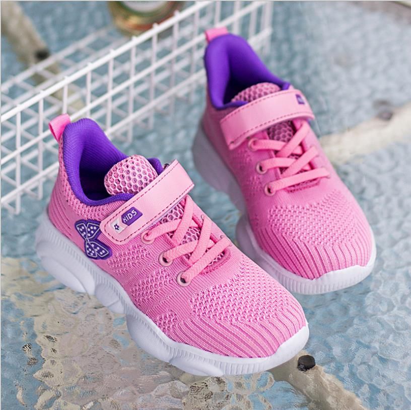 Compre Fundo Macio Correndo 2019 Volta Sapatos De Meninas Sapatos De Outono  Tração Das Crianças Da Escola Primária Meninas Líquidas Calçado Desportivo  Crianças Grandes Net Barato | Entrega Rápida E Qualidade | Pt.Dhgate