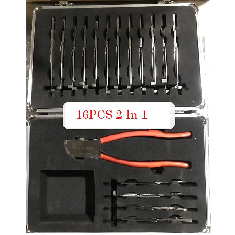 New Arrival LISHI 16 2 In 1 Lock Pick Set Lockpicking Car Unlock Kit