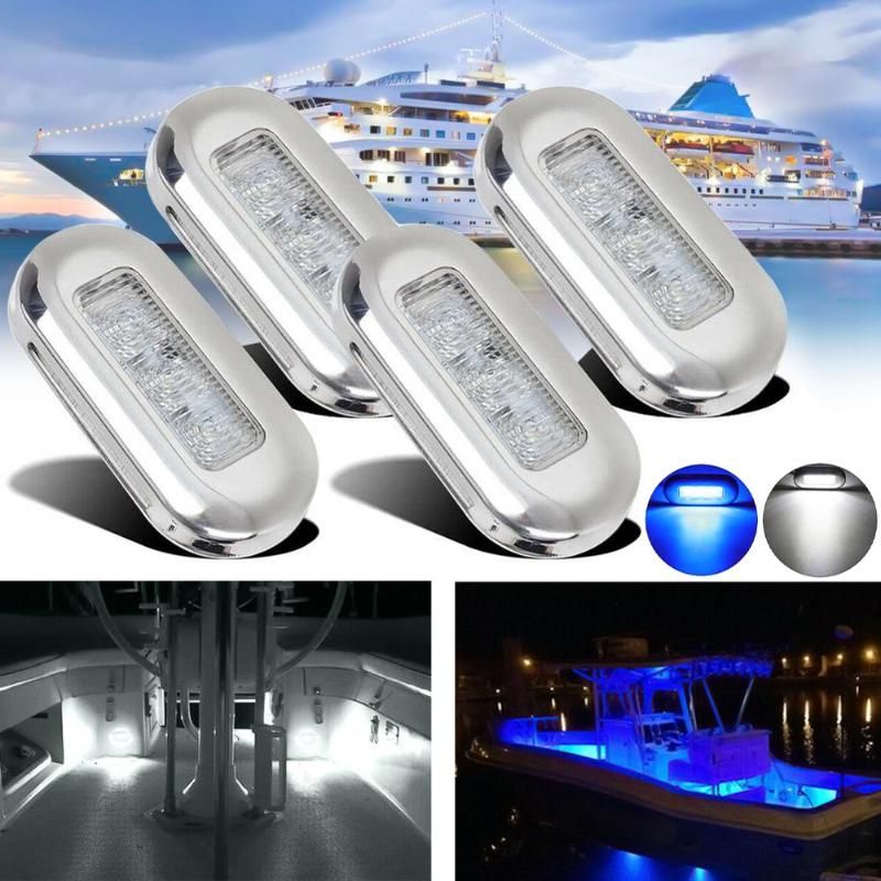 2020 12V 3 LED Fishing Light Attracting Fish Underwater LED Night