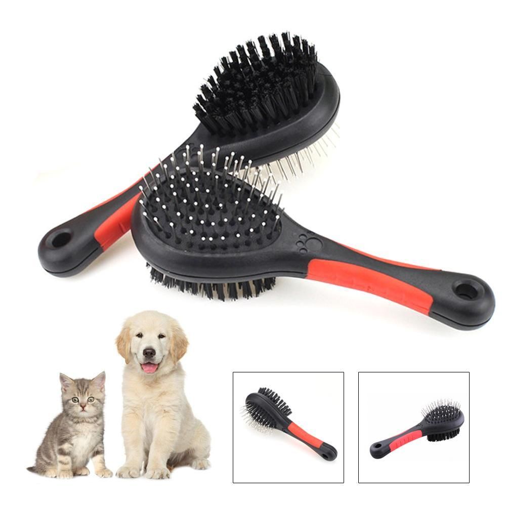 double sided dog comb