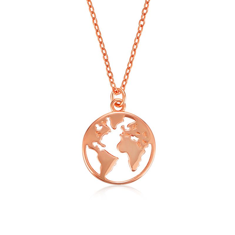 925 Sterling Silver Country Map Of China Pendant Necklace