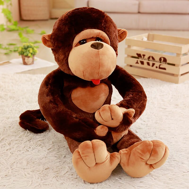 Compre 80cm 110cm Regalos De La Felpa Del Mono Juguetes Animales De Peluche Grande Del Gorila Gigante Peluches Kawaii Enorme Orangután Muñeca A 7,63 € Del Smttoys | DHgate.Com