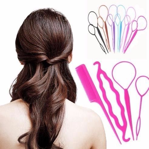 Acheter Mode Set Rapide Facile Bun Princesse Coiffure Cheveux